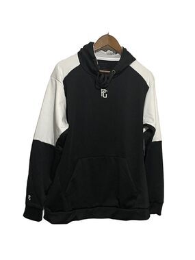 Men’s Perfect Game Black and White Training Hoodie Sz Large